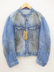 NVRFRGT ネヴァーフォーゲット NF251J01A 25SS DENIM MOTORCYCLE JACKET デニムジャケット　極美品　2