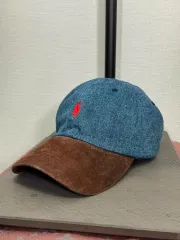 POLO Ralph Lauren（ポロ） Ralph Lauren(ラルフローレン) ツートン デニム ボールキャップ