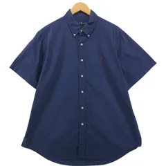 古着 ラルフローレン Ralph Lauren 半袖 ボタンダウンシャツ メンズXL相当/eaa546741