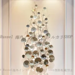 ウォール アート ハス 蓮 葉 エレガント 神秘的 縦掛け 横掛け おしゃれ かわいい 壁掛け インテリア オブジェ 北欧 リビング 玄関 カフェ バー