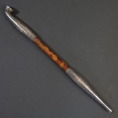 鍔 【 鉄地 松竹梅図鍔 】 日本刀 刀装具 鐔 骨董 古美術
