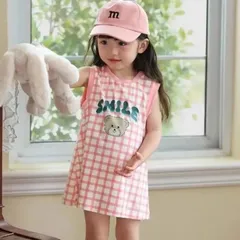 100サイズ　ノースリーブワンピース　韓国子供服