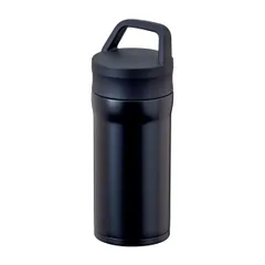 【即日発送】【在庫処分】コーヒー ボトル 保温 魔法瓶 洗いやすい 水筒 アトラス 350ml 軽量 スリム マグボトル 直飲み 取っ手付き ACN-353BK