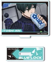 【中古】アクリルスタンド・アクリルパネル デザイン05.糸師凛(B) ミニアクリルスタンド ver.2 「ブルーロック」