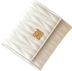 [アルトローズ] アイボリー 三つ折り財布 レディース 3つ折り財布 コンパクト財布 ミニ財布 小さい財布 女性 ミニ キルティング 人気 ブランド 可愛い 薄型 折りたたみ 財布 さいふ 使いやすい 大容量 小銭入れあり おしゃれ 33275 [アイボリー]