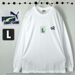 80's~90's PUMA スウェット Ｌ　霜降りグレー　デッドストック デッドストック品/90年代☆プーマ PUMA☆レトロな刺繍ロゴ