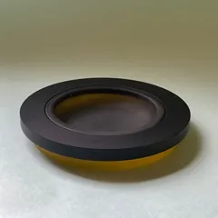 KOZO SATO デザイン アッシュトレイ 黒・黄