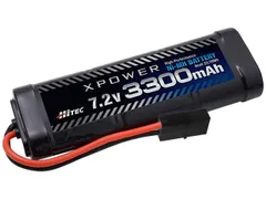 ハイテック ニッケル水素バッテリー エックスパワー 7.2V 3300mAh タミヤタイプコネクターのサムネイル