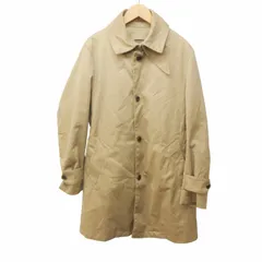 メンズメルローズ MEN'S MELROSE ステンカラーコート ジャケット 中綿ライナー付 カーキ 3 約L相当 0815 ■GY06のサムネイル