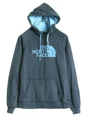 【お得なクーポン配布中!】 ノースフェイス プリント スウェット フード パーカー レディース M 古着 The North Face アウトドア トレーナー プルオーバー 裏起毛 薄手