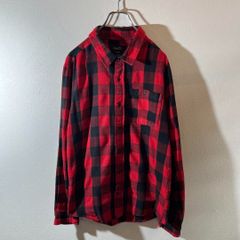 rue21 チェック柄 フランネルシャツ M レッド