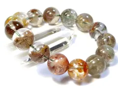 「1点もの 現品」 ガーデンクォーツ ブレスレット 15mm パワーストーン ブレスレット メンズ レディース 天然石 数珠