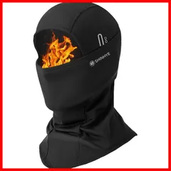 メガネ穴付き 息苦しくない 伸縮性 保温 暖かい 防風 スキー スノーボード 裏起毛 釣り 目出し帽 バイク 防寒 自転車 冬用 登山 ネックウォーマー スポーツ バラクラバ アウトドア [ShinHye] 男女兼用