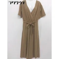 ◇ ◎ Sonny Label URBAN RESEARCH ウエストゴム カシュクール 五分袖 オールインワン サイズF ベージュ レディース 【中古】 【1105110011980】