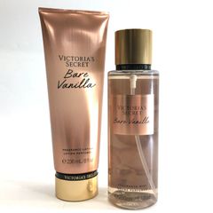 ほぼ満量 Victoria's Secret ヴィクトリアシークレット Bare Vanilla ベア バニラ 2本セット フレグランスローション 236ml フレグランスミスト 250ml  25a菊MZ