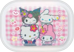 【中古】バッジ・ビンズ オールキャラクター 「サンリオキャラクターズ ときめき平成コギャル プリクラ風 缶バッジ＆カバー」