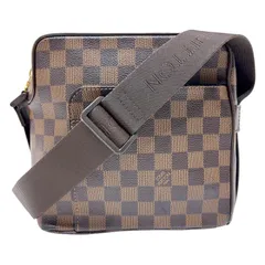 美品　ルイヴィトン　オラフPM　ダミエ　ショルダーバッグ　ボディバッグ　エベヌ LOUIS VUITTON ルイヴィトン ヴィトン オラフPM N41442 ダミエ