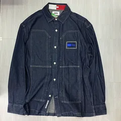 USA仕様 TOMMY HILFIGER TJ オーバーサイズ オーガニックコットン デニムシャツ (R4F-16)