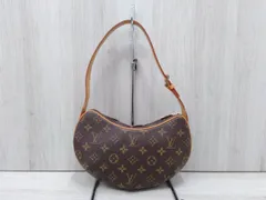 ルイヴィトン　LOUIS VUITTON　モノグラム　ポシェットクロワッサン　ワンショルダーバッグ　鑑定書付