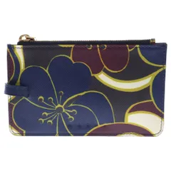 MARNI / ケース/レザー/PCMOS01U00LV603 MARNI (マルニ) ボタニカル フラワー 総柄 レザー ミニポーチ コイン