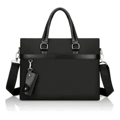 【数量限定】ショルダーかけ PC対応 耐摩擦 撥水 出張 A4対応 大容量 仕事 2way ハンドバッグ 通勤 就活 ブリーフケース リクルートバッグ 軽量 メンズ ブラック TRMFビジネスバッグ