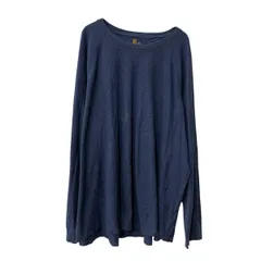Carhartt 長袖 無地Tシャツ 3XL ネイビー カーハート ビッグサイズ シンプル コットン カジュアル a709-6608