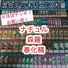 ほぼデッキ！ 混合デッキパーツ 大量 まとめ ナチュル 丘と芽吹の春化精 遊戯王 構築済みデッキ nvq28 12