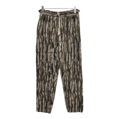 Bill リアルツリーカモ フリースパンツ アウトドア ブラウン(メンズ S相当)中古 古着 V4069