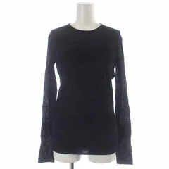 ティーバイアレキサンダーワン T by Alexanderwang ニット 長袖 ボーダー柄 ブラックのサムネイル