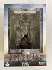 [미개봉]ARTFX+ JUSTICE LEAGUE 사이보그 1/10 스케일 PVC제 도장이 끝난 완성품 피규어