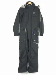 X-NIX/エクスニクス★ワンピース/スノーボードウェア/つなぎ【レディースS/黒/ブラック】着脱可フード/オールインワン/スノボ◆BF654