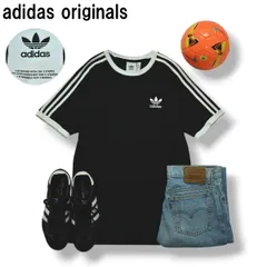 アディダス オリジナルス adidas originals スリーストライプス トレフォイル ロゴ リンガー Tシャツ カットソー ラグラン M ブラック x ホワイト メンズ