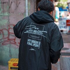 SAPEur コーチジャケット XLナイロンジャケット サプール 黒 - メルカリ