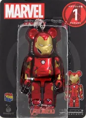 【中古】トレーディングフィギュア BE＠RBRICK -ベアブリック- 1.アイアンマン 「Happyくじ MARVEL BE＠RBRICK 2021」 ベアブリック賞