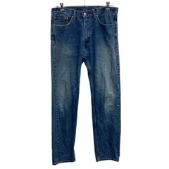 Levi's 505 デニムパンツ W36 インディゴブルー リーバイス ジップアップ コットン100% ジーンズ 2509-506