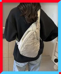 新品 ワンショルダーバッグ ユニセックス ボディバッグ ナイロン 軽量 シンプル カジュアル鞄 【送料無料】