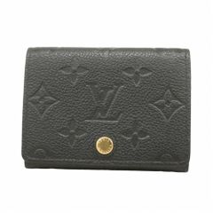 ルイ・ヴィトン(Louis Vuitton) ルイ・ヴィトン 名刺入れ モノグラム・アンプラント アンヴェロップカルトドゥヴィジット M58456 ノワールレディース