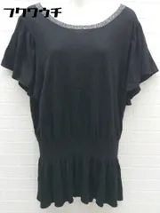 ◇ green label relaxing グリーンレーベル UNITED ARROWS 半袖 ミニ ワンピース ブラック レディース 【中古】 【1002798901308】