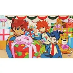 【中古】ブックカバー・しおり(キャラクター) 天馬＆太陽＆京介(プレゼント) 「イナズマイレブンGO ストーンペーパーブックカバーコレクション」