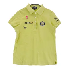 サイズ：0 PEARLY GATES パーリーゲイツ  半袖ポロシャツ ニコちゃん  グリーン系 [240101407792]# ゴルフウェア レディース ストスト