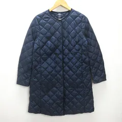  D■ユニクロ/UNIQLO ウルトラライトダウンコンパクトコート/インナーダウン■紺【XL】LADIES/9N【中古】