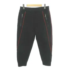 ニールバレット Neil Barrett 美品 20AW トラック パンツ ライン 厚手 Sサイズ 黒 ブラック ■GY09のサムネイル
