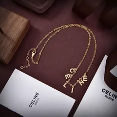 2024年最新】celine アルファベット ネックレスの人気アイテム - メルカリ