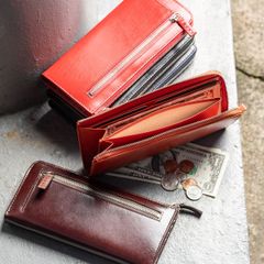 MURA L字ファスナー スキミング防止 本革 長財布 (wallet-10)