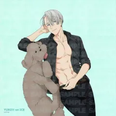 抱き枕カバー・シーツ(キャラクター)　ヴィクトル・ニキフォロフ 抱き枕カバーデラックス 「ユーリ!!! on ICE」 開封済】【イタミ有】【ヨゴレ有】ユーリ!!! on ICE 抱き枕