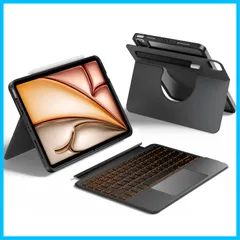 Air iPad 7 (M3) 11インチ 2025 iPad /Air 6 M2/5/4世代 for & iPad Pro 11（第4/第3/第2/第1世代）磁気分離式ケース キーボード付きケース キーボード、大型高精度タッチパッド搭載、横置き/縦置き対応