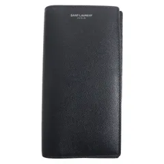 美品□SAINT LAURENT PARIS/サンローランパリ PLB396308 クラシック レザー コンチネンタル ロングウォレット/長財布 ブラック イタリア製のサムネイル