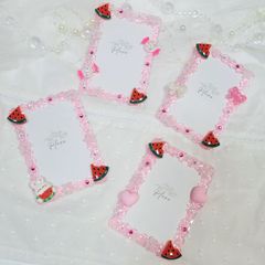 【B8サイズ】気まぐれ#47 すいか🍉ホイップ 4種 トレカサイズ