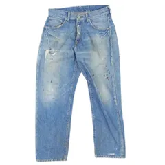 whiz ウィズ WZ-AW 05-P-03 ダメージ ペンキ ペイント デニム パンツ インディゴブルー系 S【中古】のサムネイル