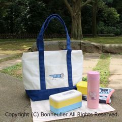 リサラーソン マイキー ランチトートバッグ(L)ブルー 保冷バッグ エコバッグ